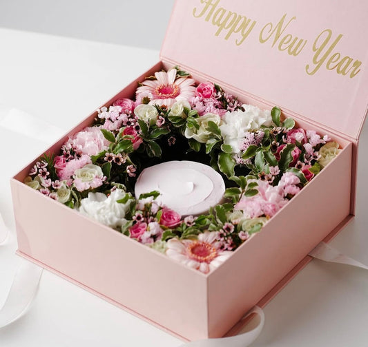 Floral Elegance Cake Box